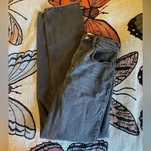 abercrombie and fitch curve love the 90s straight ultra high rise jeans